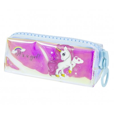 Пенал силиконовый 18,5 х 7,5 х 6,5 см, 1 отделение Розовый Unison (P601-7) Пенал силиконовый 18,5 х 7,5 х 6,5 см, 1 отделение Розовый Unison (P601-7)