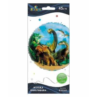 Шарик фольгированный Pelican, DinoPark Юрского периода, 45см Разноцветный Pelican (835141)