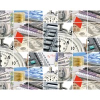 Бумага упаковочная мелованная 80г 10 листов  100 х 70см Разноцветный Unison (PVM10-204)