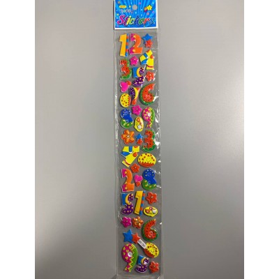 Наклейки 37 х 6см, 25шт/уп Разноцветный Unison (HC-26) Наклейки 37 х 6см, 25шт/уп Разноцветный Unison (HC-26)