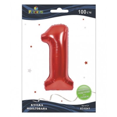 Цифра фольгированная Pelican, 