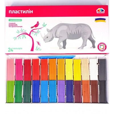 Пластилин Гамма 24 цвета Разноцветный Гамма (200316)