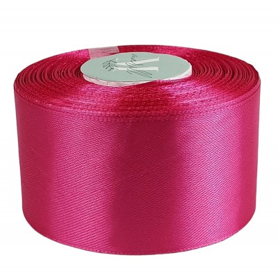 Атласная лента 5см (±5мм) x 33м Розовый Marill (LA5033-195)