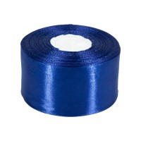 Атласная лента 4см (±5мм) x 33м Синий Marill (LA4033-38)