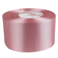 Атласная лента 4см (±5мм) x 33м Розовый Marill (LA4033-75)