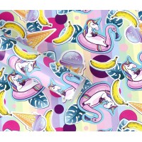 Бумага для упаковки подарков 10 листов  100 х 70см 50г Разноцветный Unison (PCZ10070-10-528)