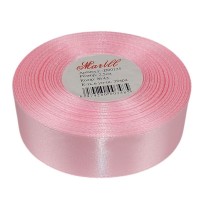 Атласная лента 2,5см x 33м Розовый Marill (LA2533-43)
