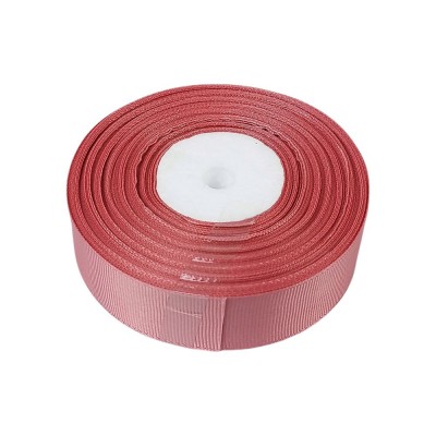 Репсовая лента 2,5см* 23 м розовая (D00225-191)