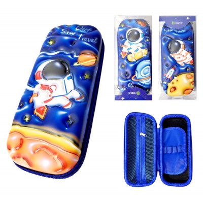 Пенал детский, материал EVA, 21 х 9 х 4см Синий Unison (JS-6651) Пенал детский, материал EVA, 21 х 9 х 4см Синий Unison (JS-6651)