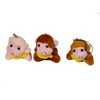 Брелок обезьянка мягкая маленькая 6см Unison (Бр 010)