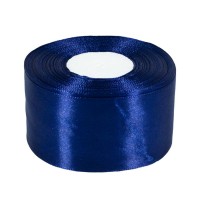 Атласная лента 5см (±5мм) x 33м Синий Marill (LA5033-187 /38)