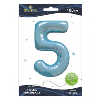 Цифра фольгированная Pelican 