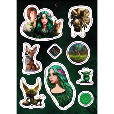 Наклейки А5 «Волшебный мир», 10шт/уп Разноцветный Unison (GF-3) Наклейки А5 «Волшебный мир», 10шт/уп Разноцветный Unison (GF-3)