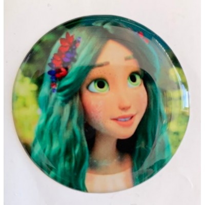 Наклейка круглая объемная 3D Наклейка круглая объемная 3D