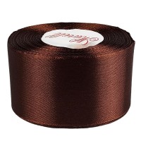 Атласная лента 5см (±5мм) x 33м Коричневый Marill (LA5033-32)