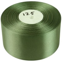 Атласная лента 5см (±5мм) x 33м Зеленый Marill (LA5033-125)