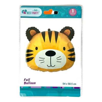 Шарик надувной фольгированный 54 х 58,5см Тигр (BP10859(SL-A686)) Шарик надувной фольгированный 54 х 58,5см Тигр (BP10859(SL-A686))