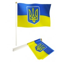 Флажок 14 х 21см Желто-синий Unison (780011)