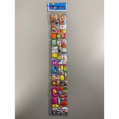 Наклейки 37 х 6см, 25шт/уп Разноцветный Unison (HC-22) Наклейки 37 х 6см, 25шт/уп Разноцветный Unison (HC-22)