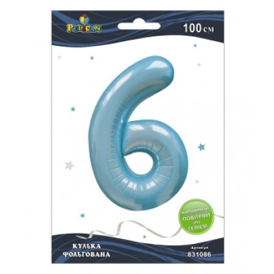 Цифра фольгированная Pelican 