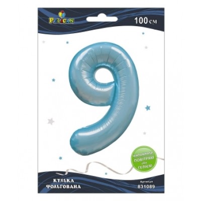 Цифра фольгированная Pelican 