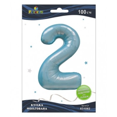 Цифра фольгированная Pelican 