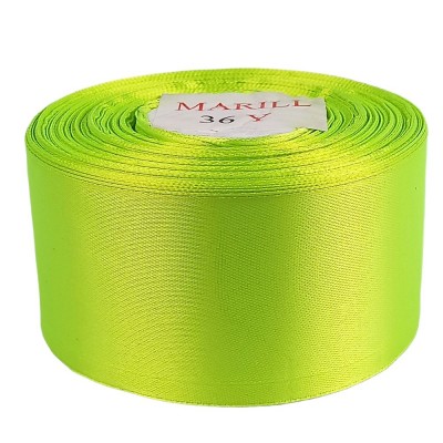Атласная лента 5см (±5мм) x 33м Зеленый Marill (LA5033-57)