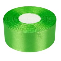 Атласная лента 4см (±5мм) x 33м Зеленый Marill (LA4033-52)