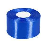 Атласная лента 4см (±5мм) x 33м Синий Unison (LA4033-40)