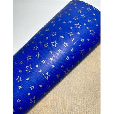 Бумага упаковочная крафт-двосторонний 0,7 х 7м Синий Unison (Пт 874.2)