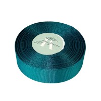 Репсовая лента 2,5см* 23 м хвойно-зеленая (D00225-A3-221)