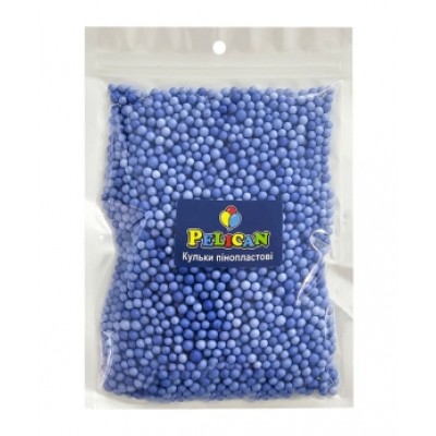 Пенопластовые шарики диаметр 4-6мм синие винтажные, 250мл Синий Pelican (886122)