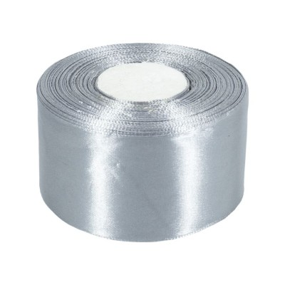 Атласная лента 5см (±5мм) x 33м Серый Marill (LA5033-59)