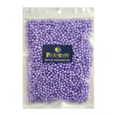 Пенопластовые шарики диаметр 4-6мм макарун фиолетовый, 250мл Фиолетовый Pelican (886110)