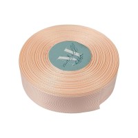 Репсовая лента 2,5см* 23 м, бежевая (D00225-53)