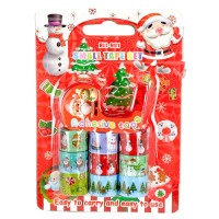 Лента клейкая декоративная 9шт х 1,2 х 250см +диспенсер 