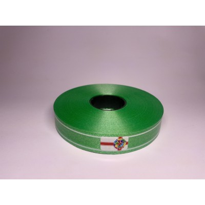 Лента пластиковая зеленая 2смх100 ярдов,  LP20100-11