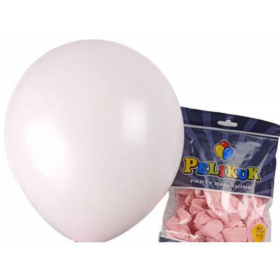 Шарики круглые Pelikuk 13' (33 см) пастель нежно-розовый, 50шт/уп Шарики круглые Pelikuk 13' (33 см) пастель нежно-розовый, 50шт/уп