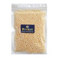 Пенопластовые шарики диаметр 4-6мм бежевые, 250мл