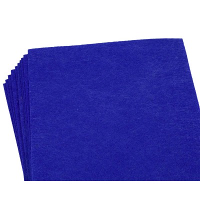 Фетр А4, 1,2мм  (10 листов) темно-синий