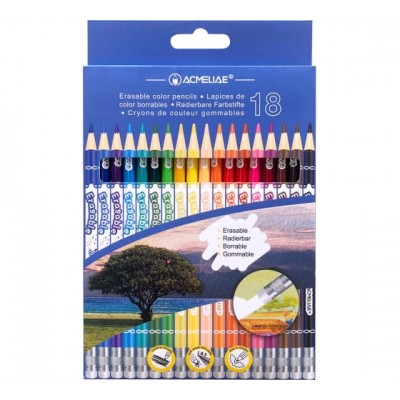 Набор цветных стираемых карандашей 