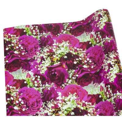 Мелованная бумага -английские розы,    PVM10-121