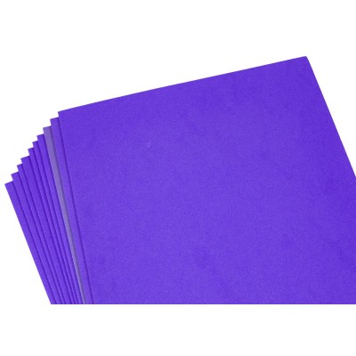 Фоамиран 2мм  фиолетовый - 10листов, 8964