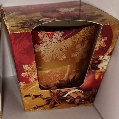 Свеча ароматическая "Golden Christmas" (с корицей и специями)