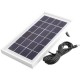 Фонарь переносной Luxury 1902 T, 5W+22SMD, 2 лампы 3W, power bank, встр. аккум., солнечная батарея, ЗУ 220V,