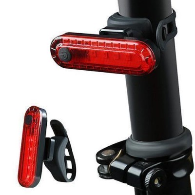 Велофонарь STOP + Security маячoк BSK-2275/HJ-056-5SMD,  Waterproof, аккум., ЗУ micro USB