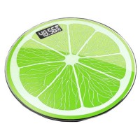 Весы напольные 2003A LIME, 180кг (50г), температура