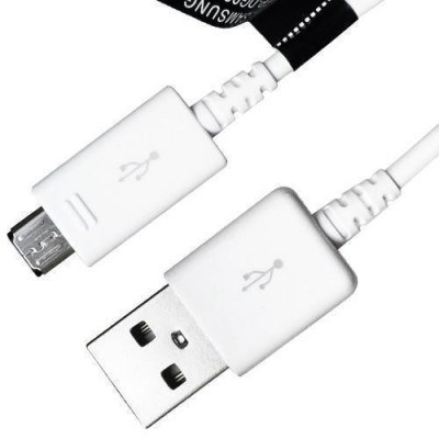 Кабель USB- micro USB, 1,2м, white