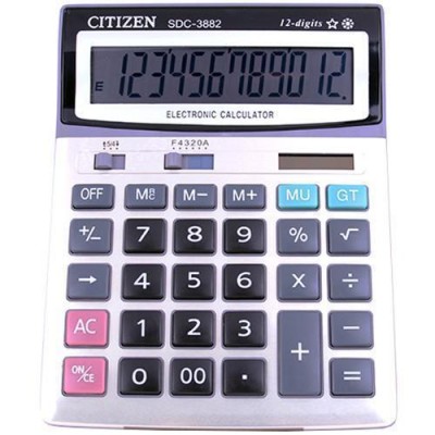 Калькулятор CITIZEN 3882,  двойное питание