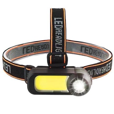 Фонарь налобный WH-1707-XPE+COB, Li-Ion аккум., ЗУ microUSB Фонарь налобный WH-1707-XPE+COB, Li-Ion аккум., ЗУ microUSB